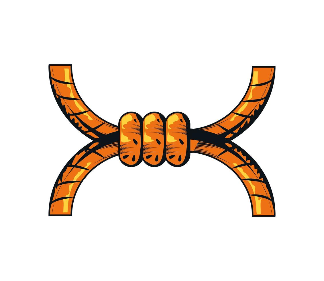 rope with a knot vector