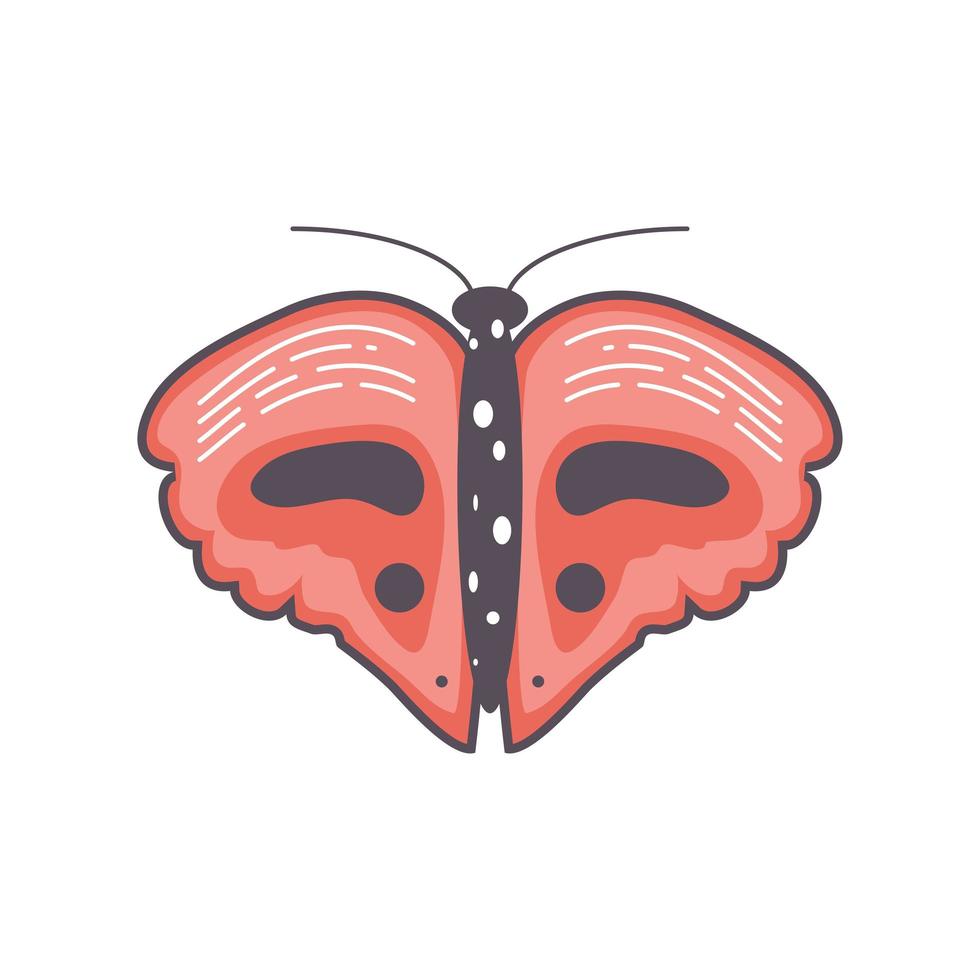 hermoso icono de mariposa vector