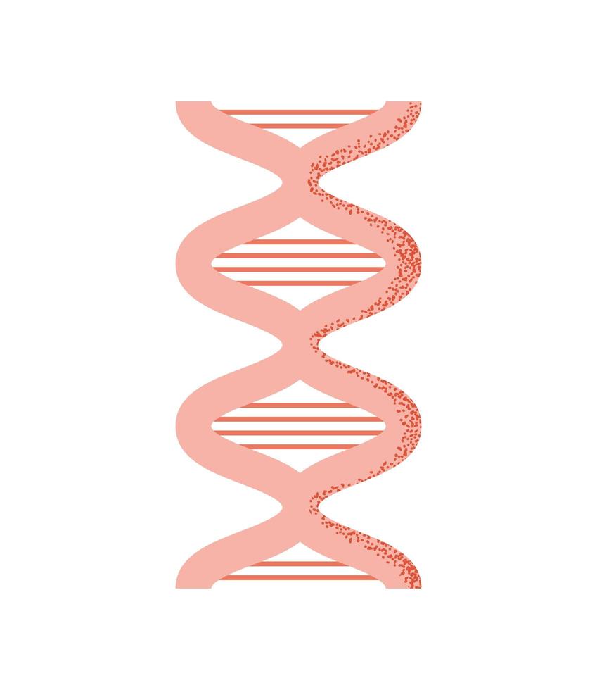 icono de estructura de adn vector