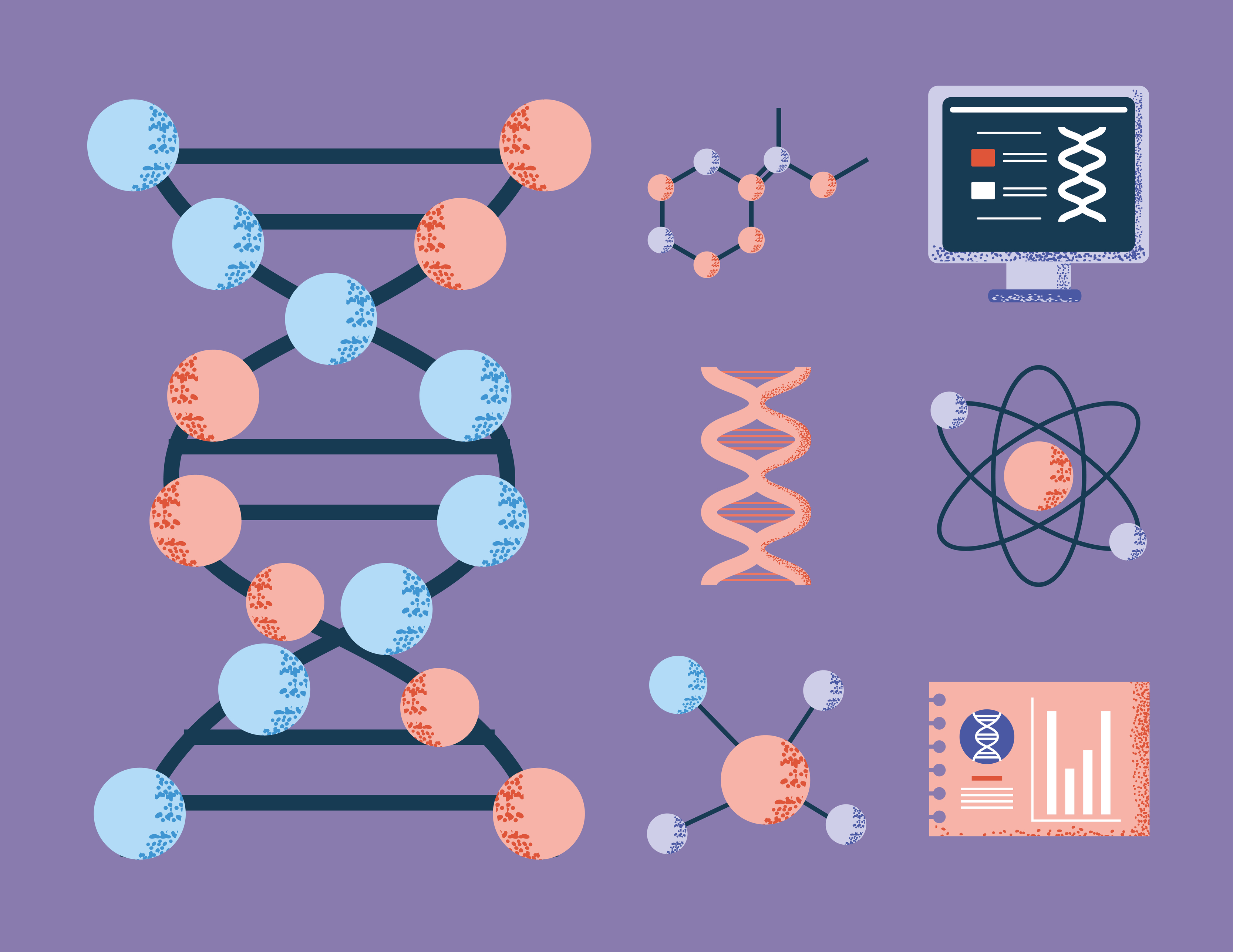 icon set DNA 6211175 Vector Art at Vecteezy