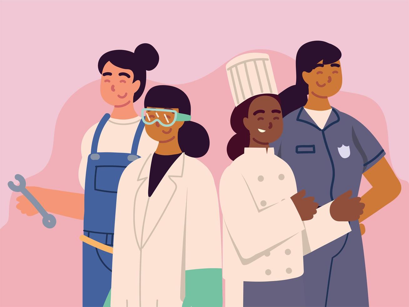 grupo de mujeres trabajadoras profesionales 6211242 Vector en Vecteezy grupo de mujeres trabajadoras profesionales 6211242 Vector en Vecteezy