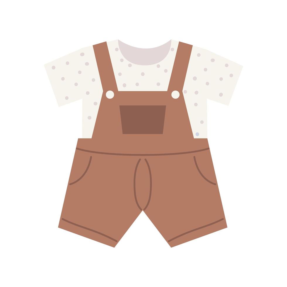 baby garments icon vector