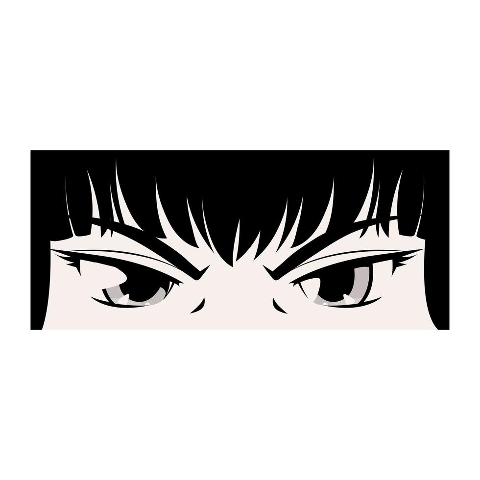manga eyes expression vector