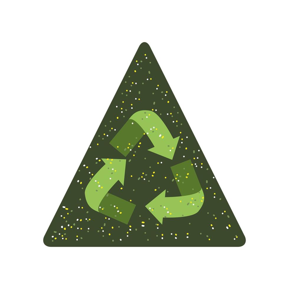 recycle arrows symbol vector