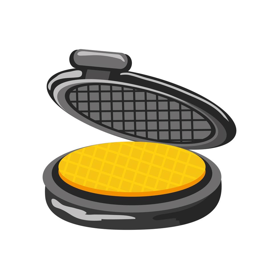 waffle iron icon vector