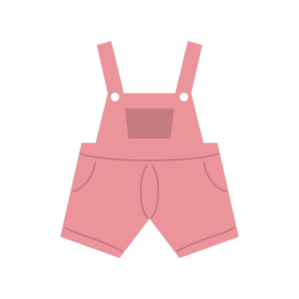 baby pink clothes icon vector