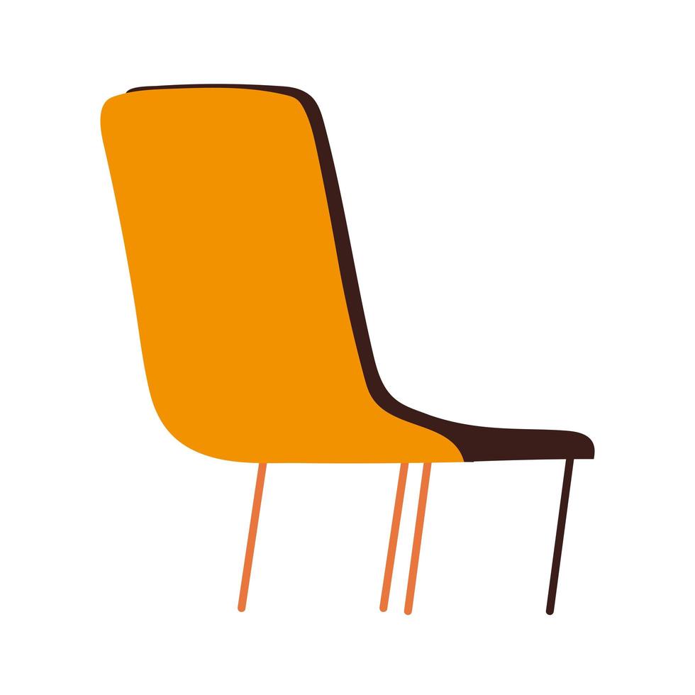 chair furniture decoration vector