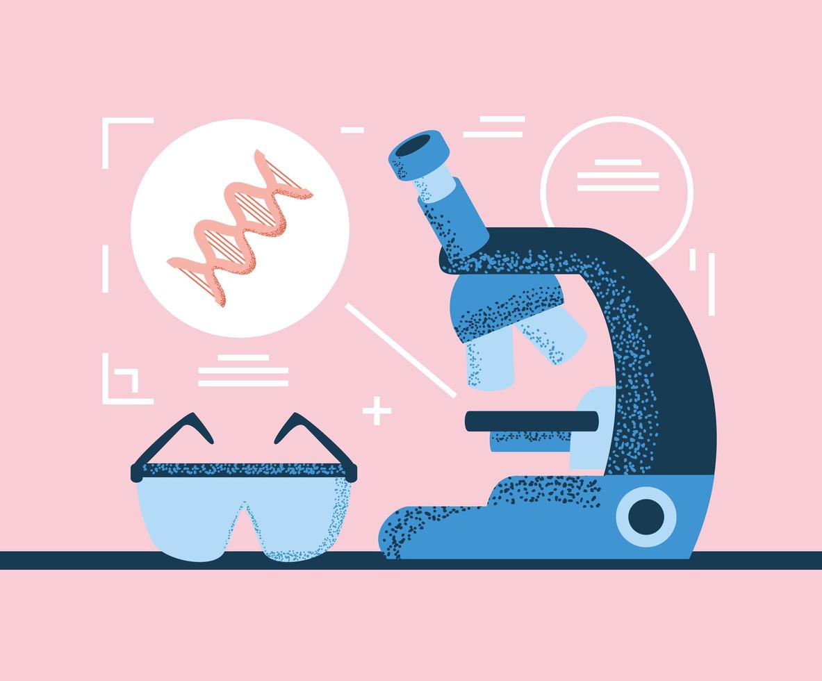 DNA microscope laboratory vector