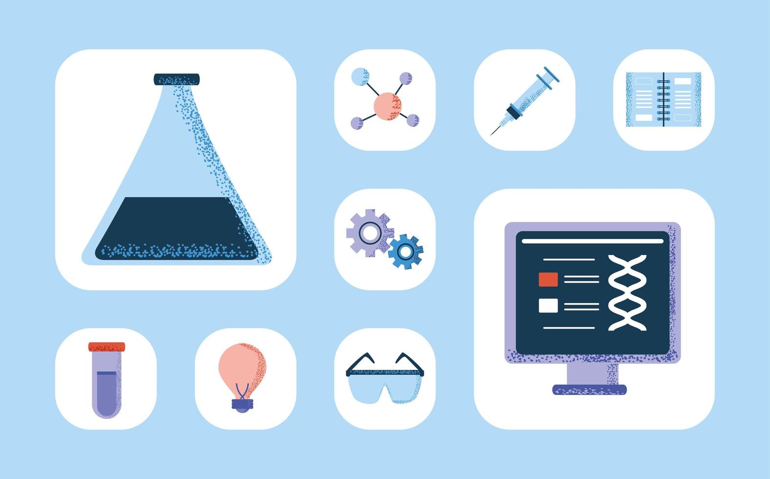 DNA science research vector