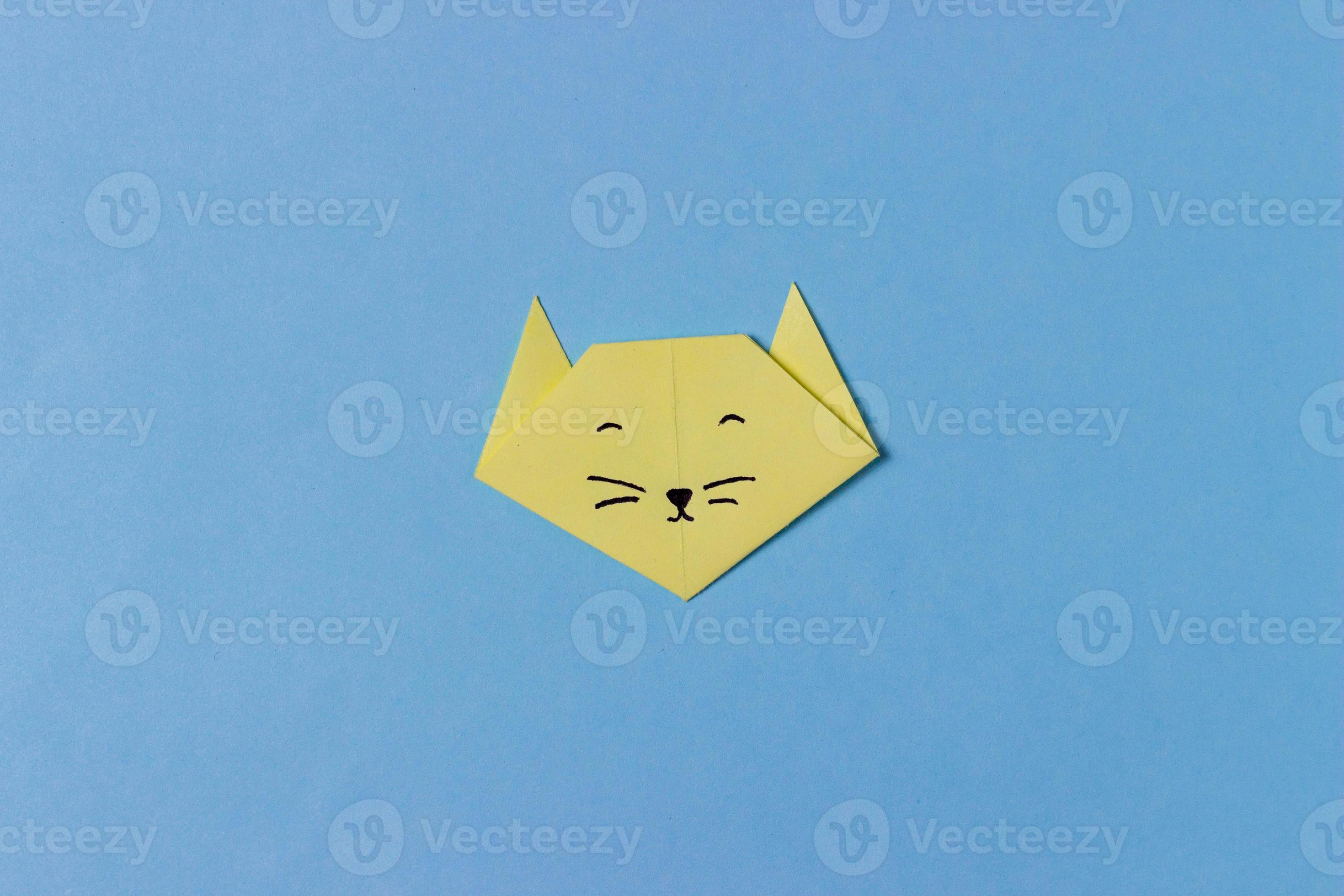 Кошка оригами