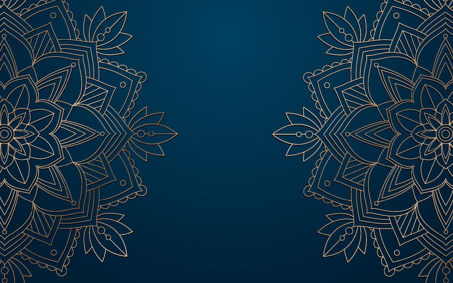 Beautiful mandala background template vector