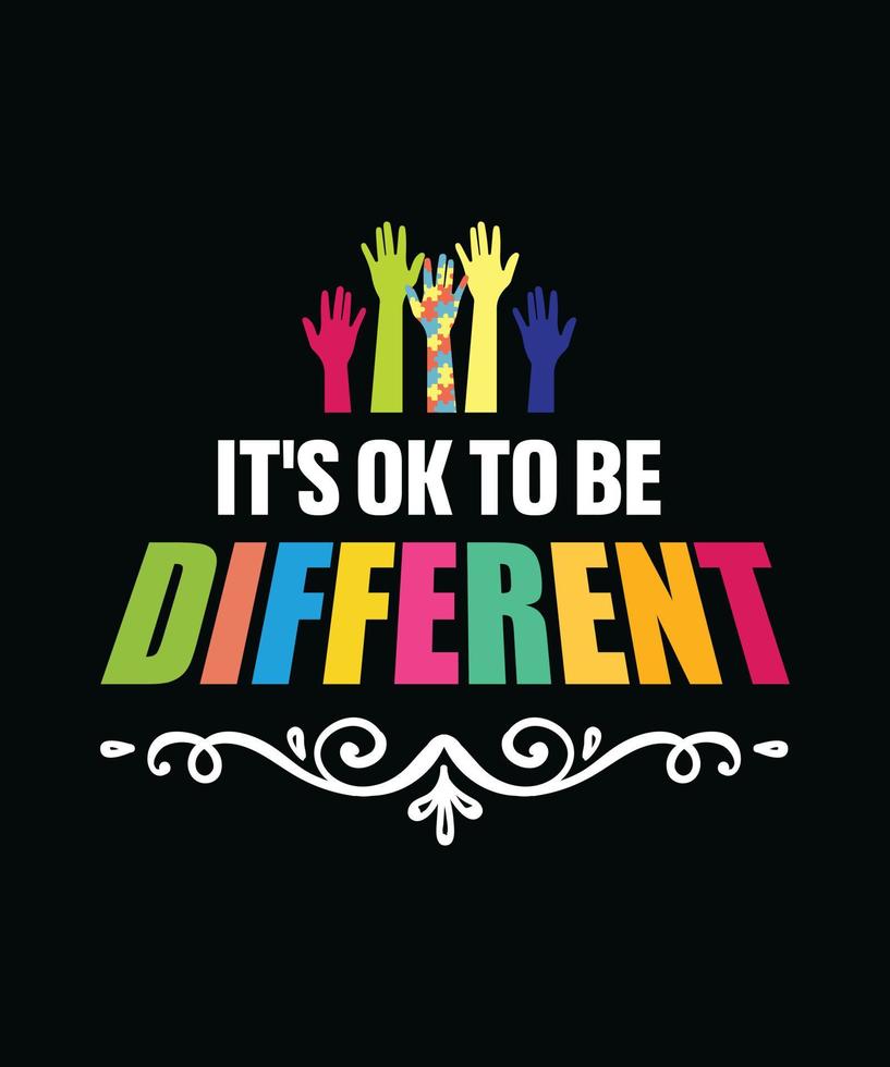 Its ok to be different vector