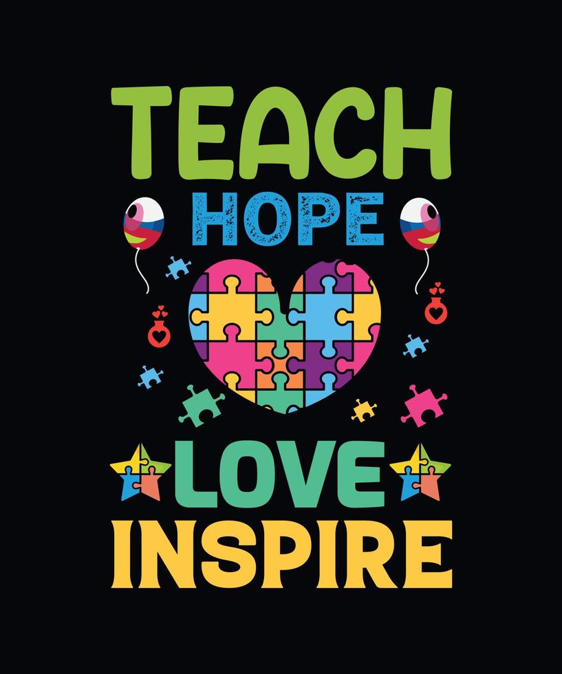 Tech hope love inspire vector