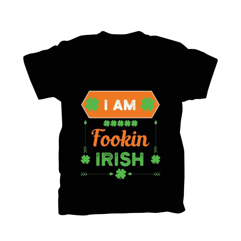 Happy ST. Patrick's day  T-shirt designs vector