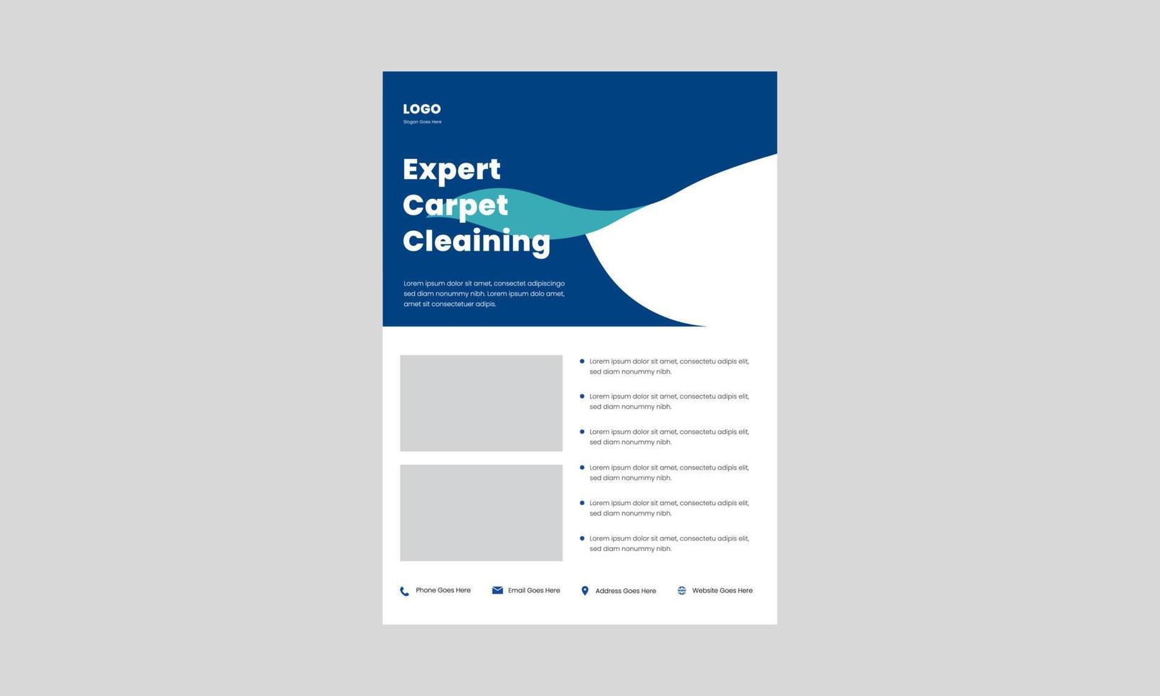 carpet cleaning expert service flyer design. move out cleans and carpet stains poster, leaflet design. carpet cleaning poster design. vector