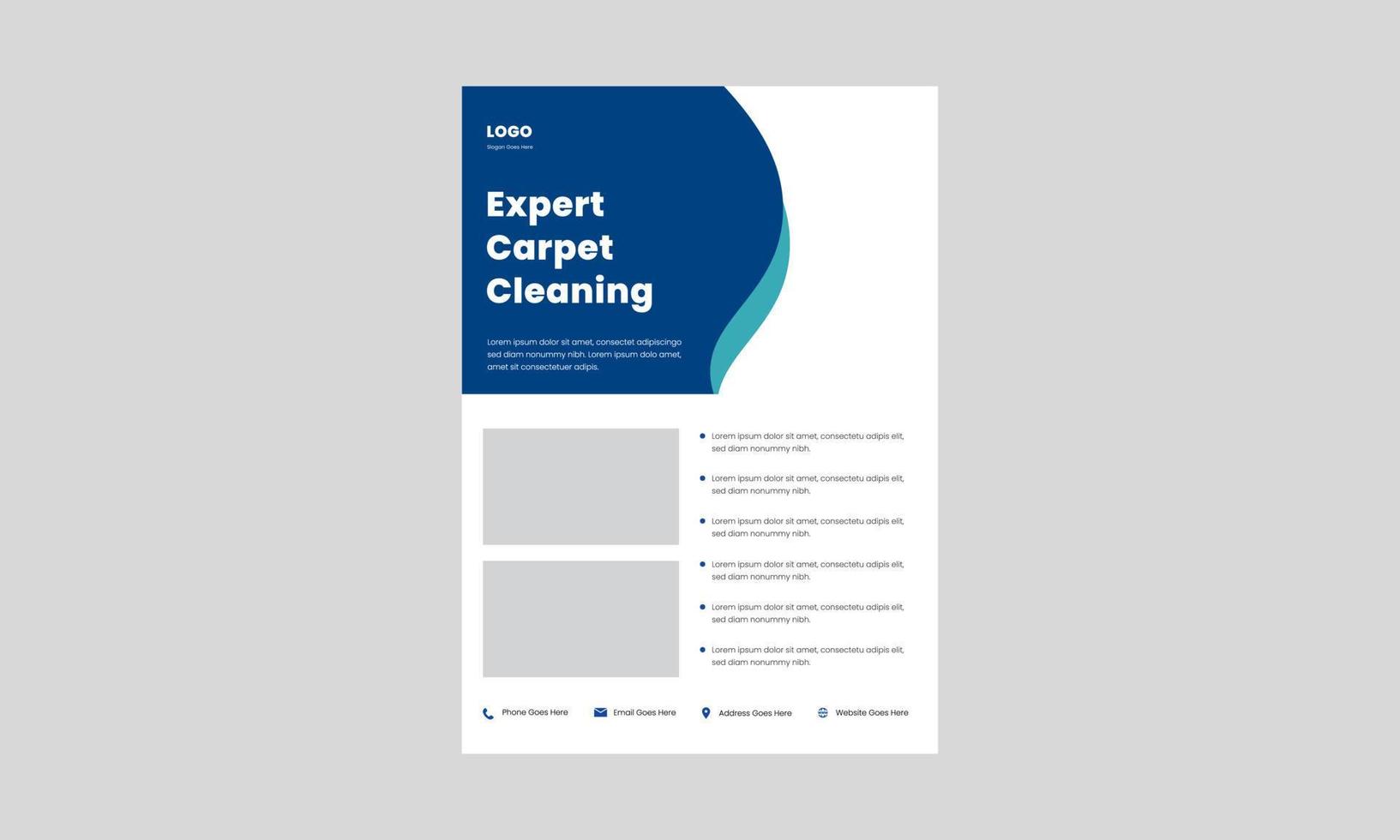 carpet cleaning expert service flyer design. move out cleans and carpet stains poster, leaflet design. carpet cleaning poster design. vector