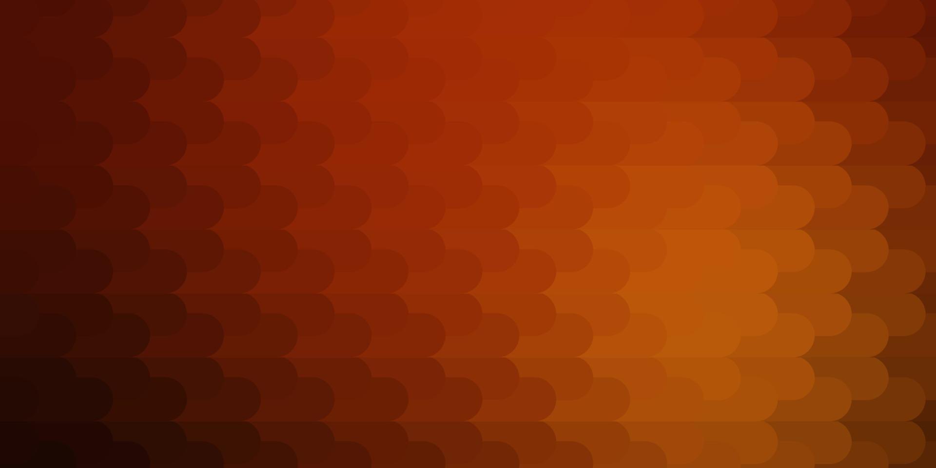 Dark Orange vector background with lines.