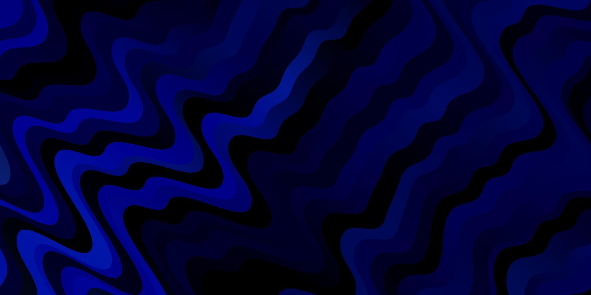 Dark BLUE vector background with bows.