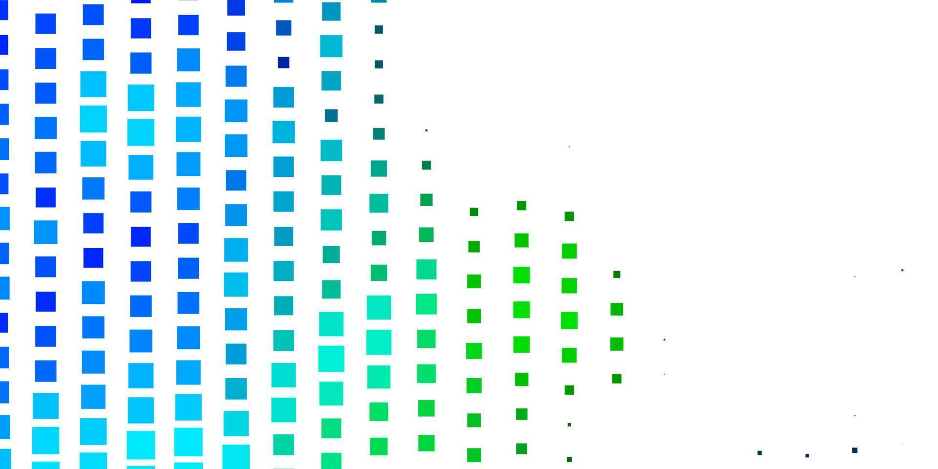 Light Blue, Green vector layout with lines, rectangles.