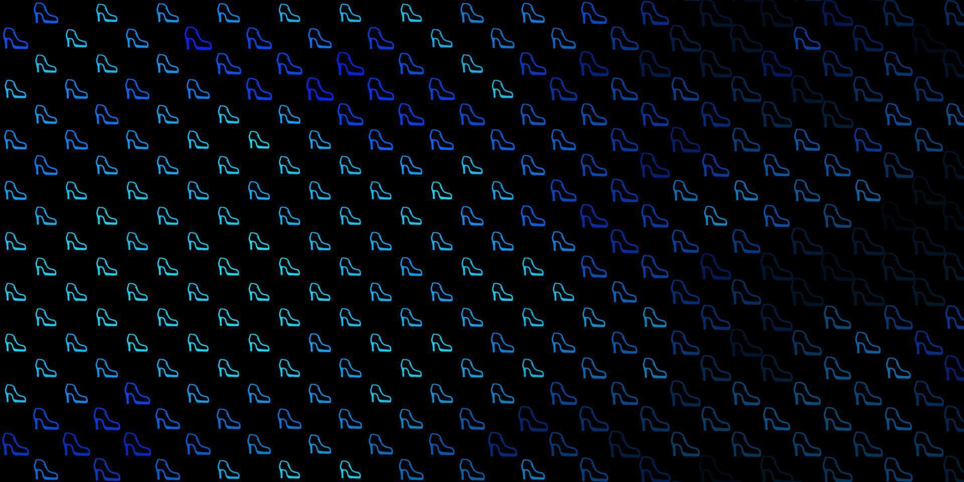 Dark blue vector texture with women's rights symbols.