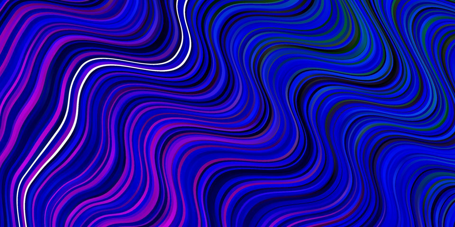 Dark Pink, Blue vector pattern with lines.