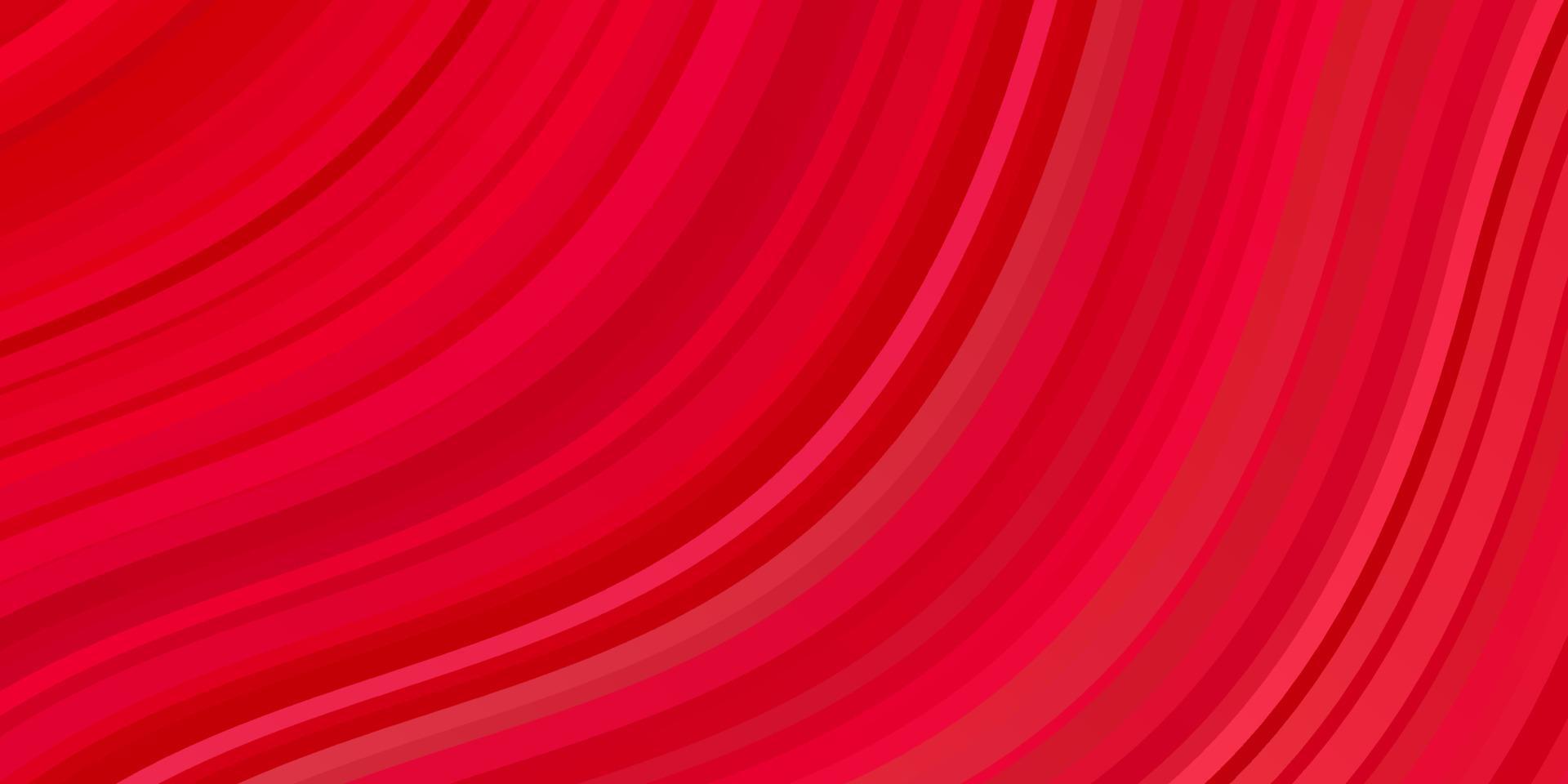 Light Red, Yellow vector pattern with wry lines.