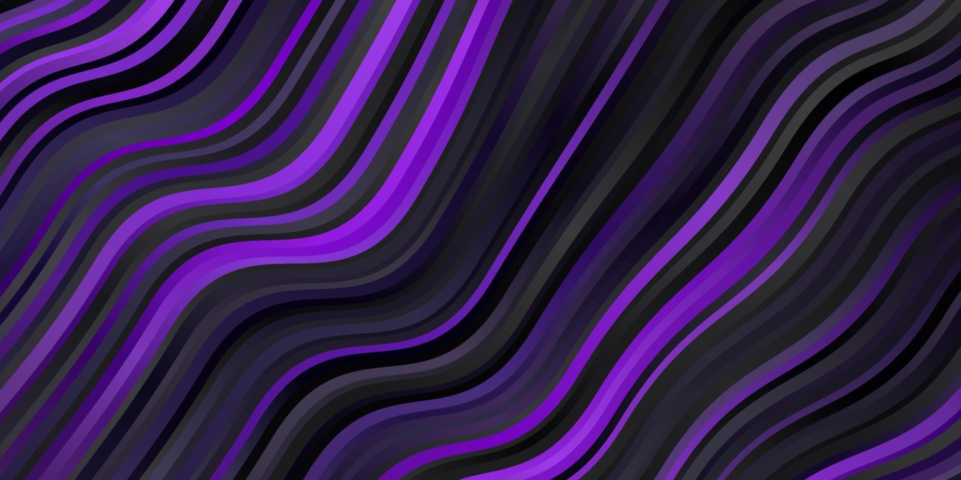 Dark Purple vector template with wry lines.
