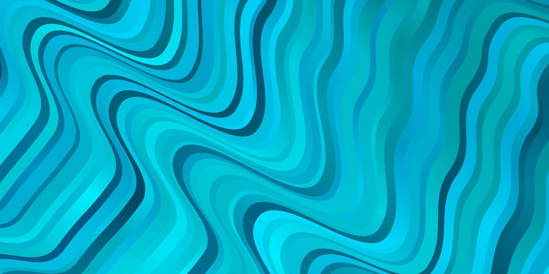 Light BLUE vector background with bent lines.
