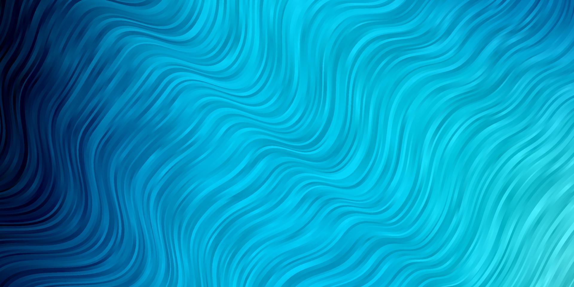Light BLUE vector background with bent lines.