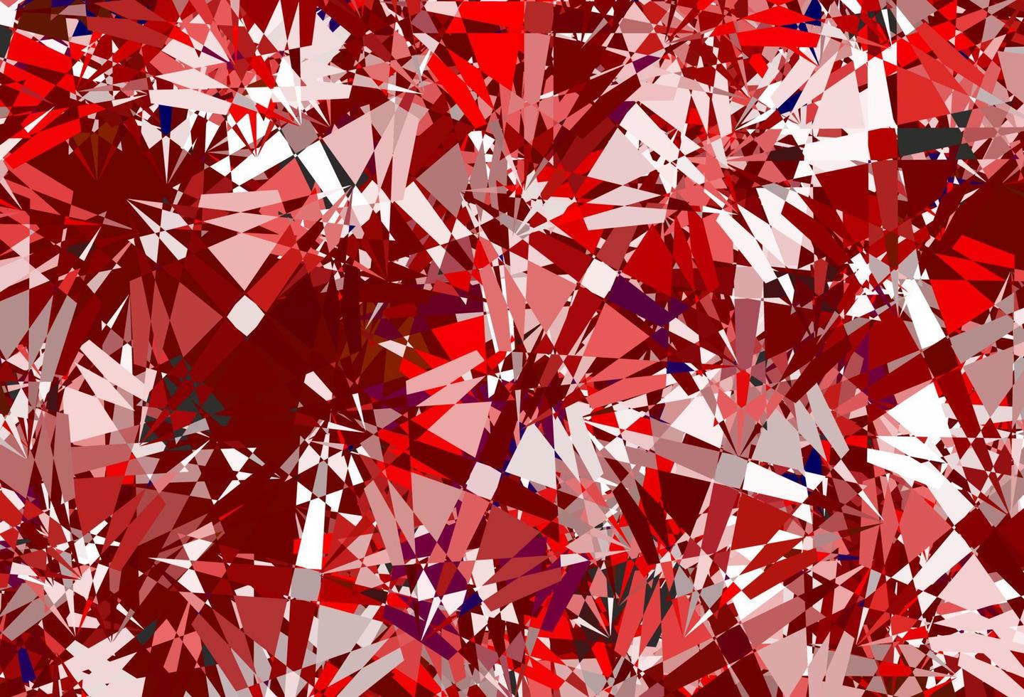 Dark Red vector texture with random triangles.