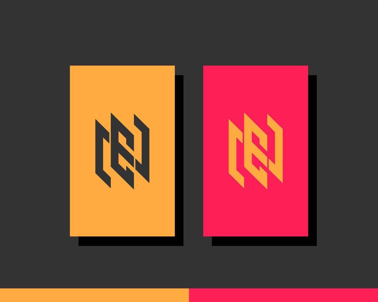 Letter N E logo design. creative minimal monochrome monogram symbol. Universal elegant vector emblem. Premium business logotype. Graphic alphabet symbol for corporate identity