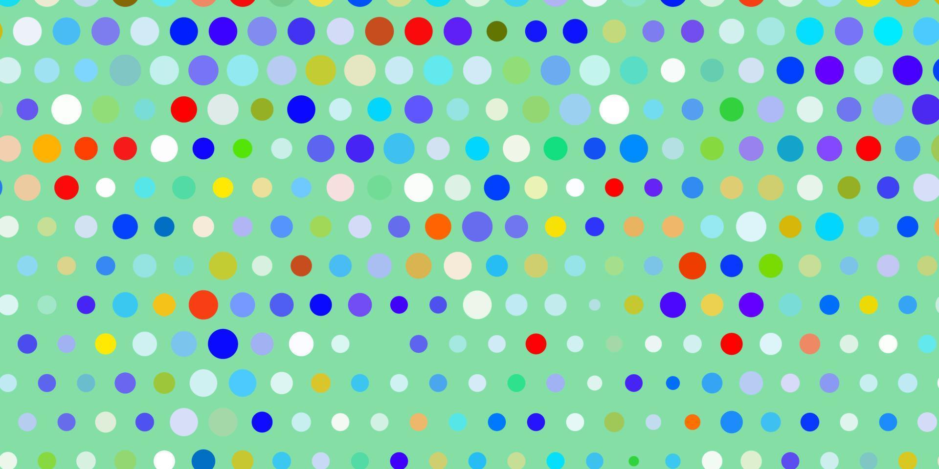 Light multicolor vector background with spots.