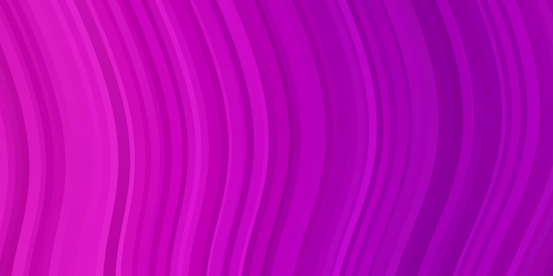 Light Pink vector texture with curves.