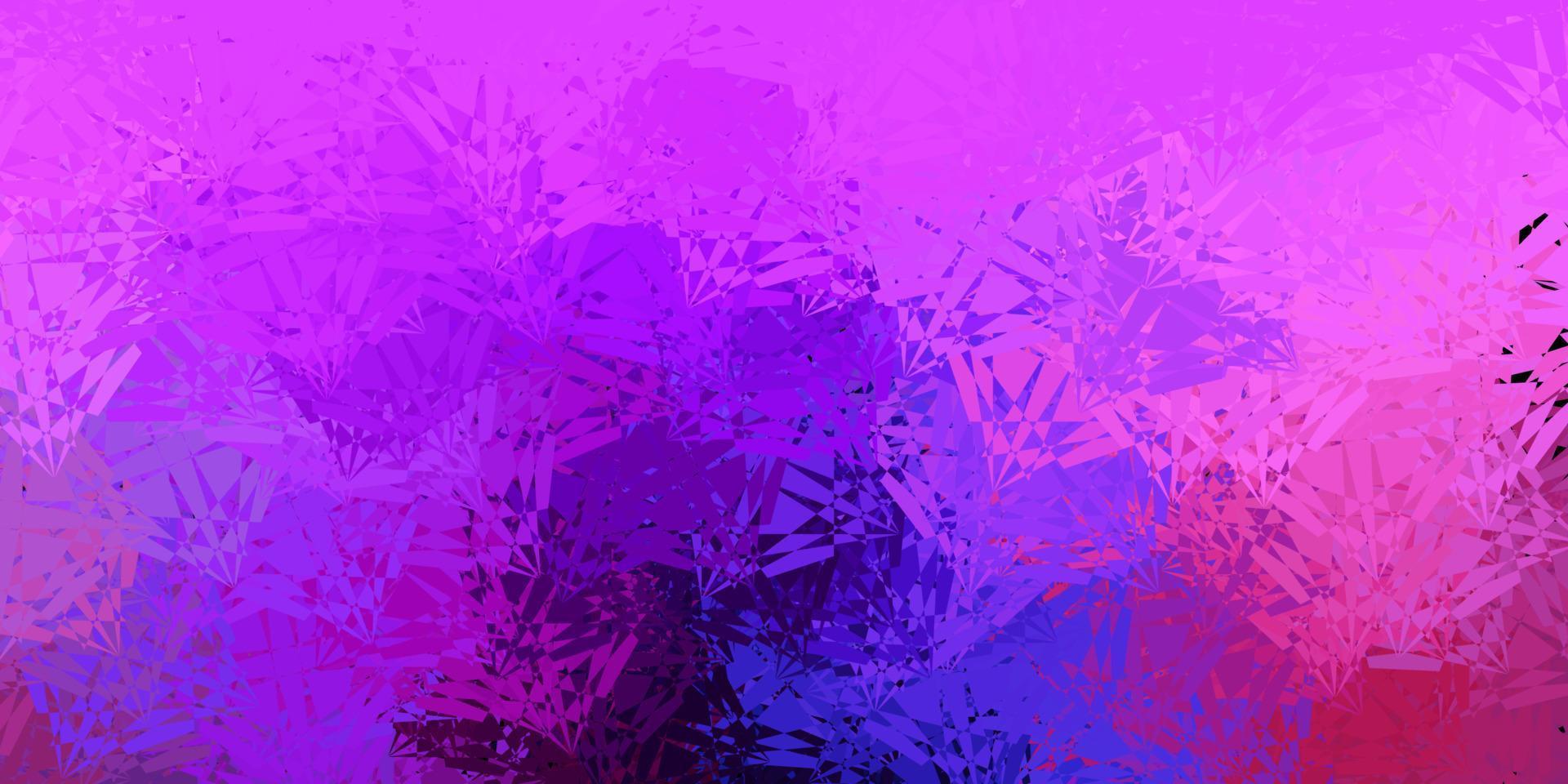 Dark Blue, Red vector texture with random triangles.