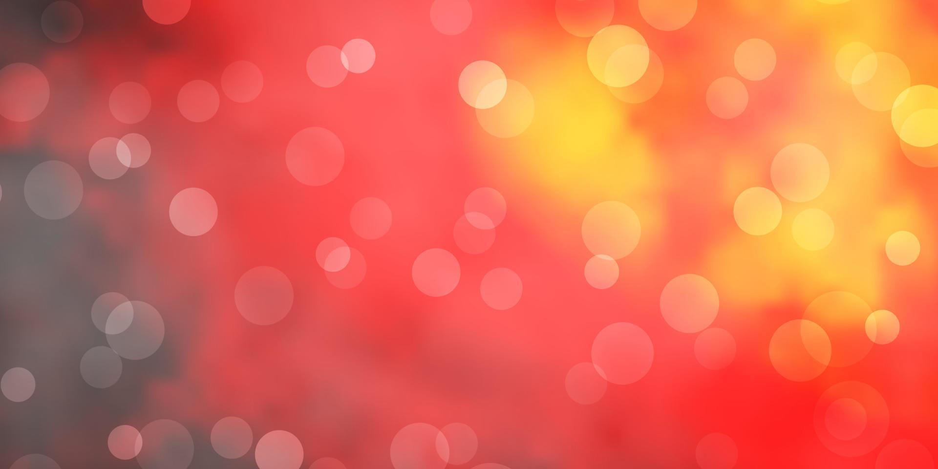 Dark Orange vector background with bubbles. 6213881 Vector Art at Vecteezy