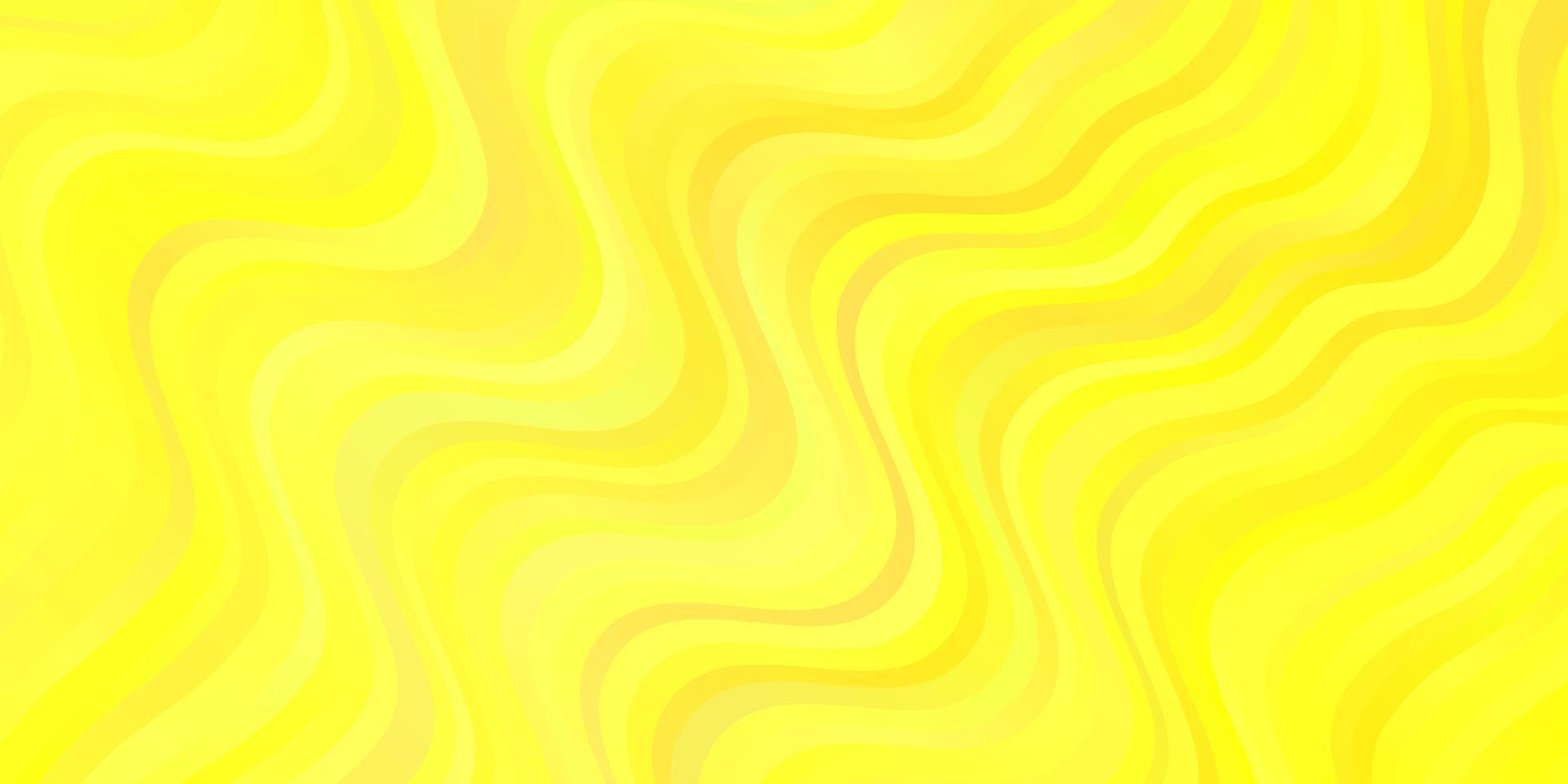 Light Yellow vector pattern with lines.