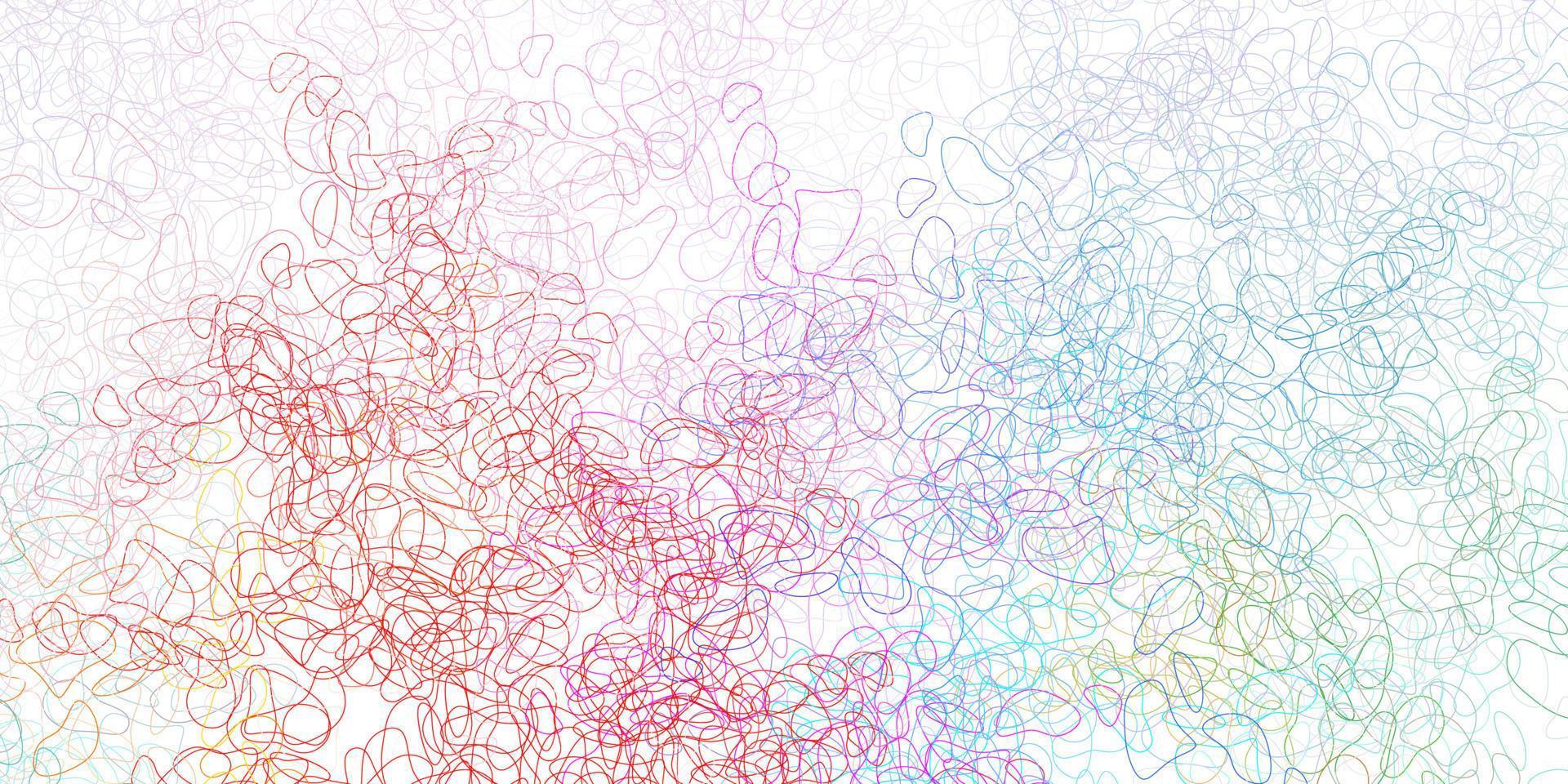 Light multicolor vector background with random forms.