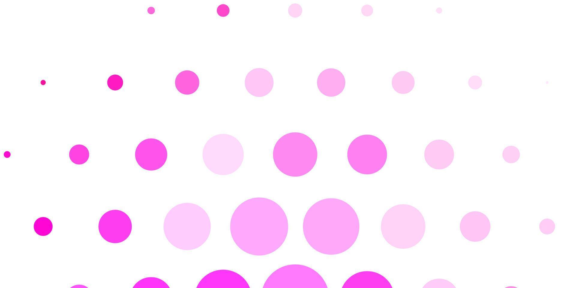 Light Pink, Yellow vector pattern with spheres.