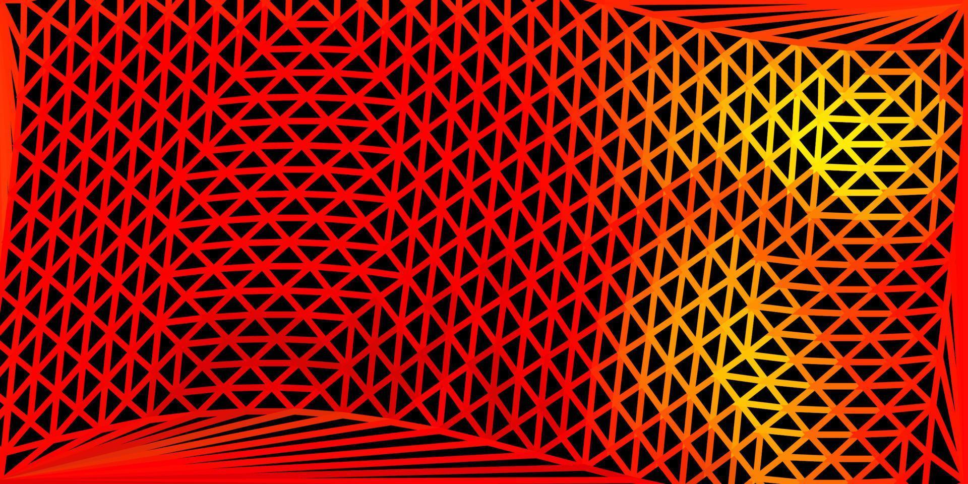 Fondo de triángulo abstracto vector naranja oscuro.