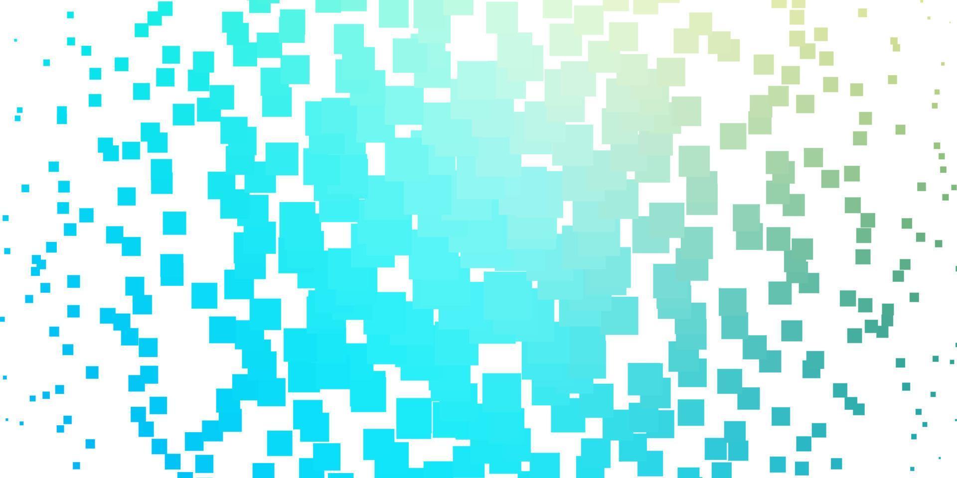 Light Blue, Green vector backdrop with rectangles.