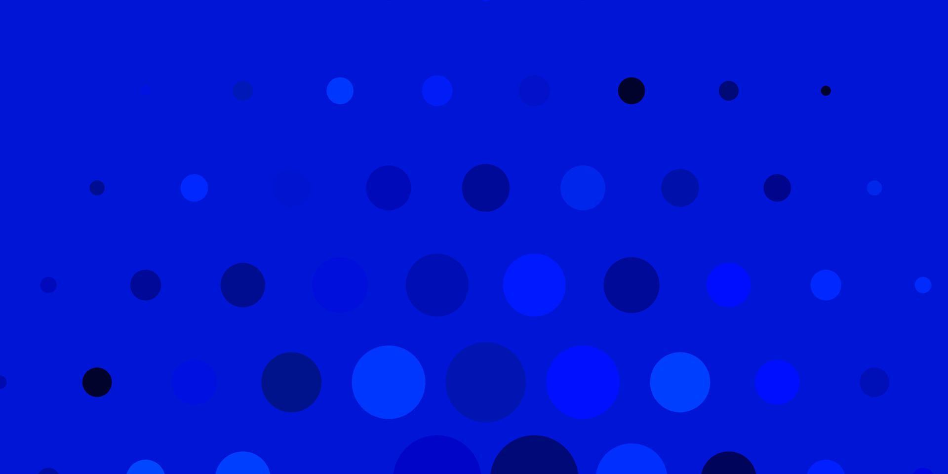 Dark BLUE vector backdrop with circles.