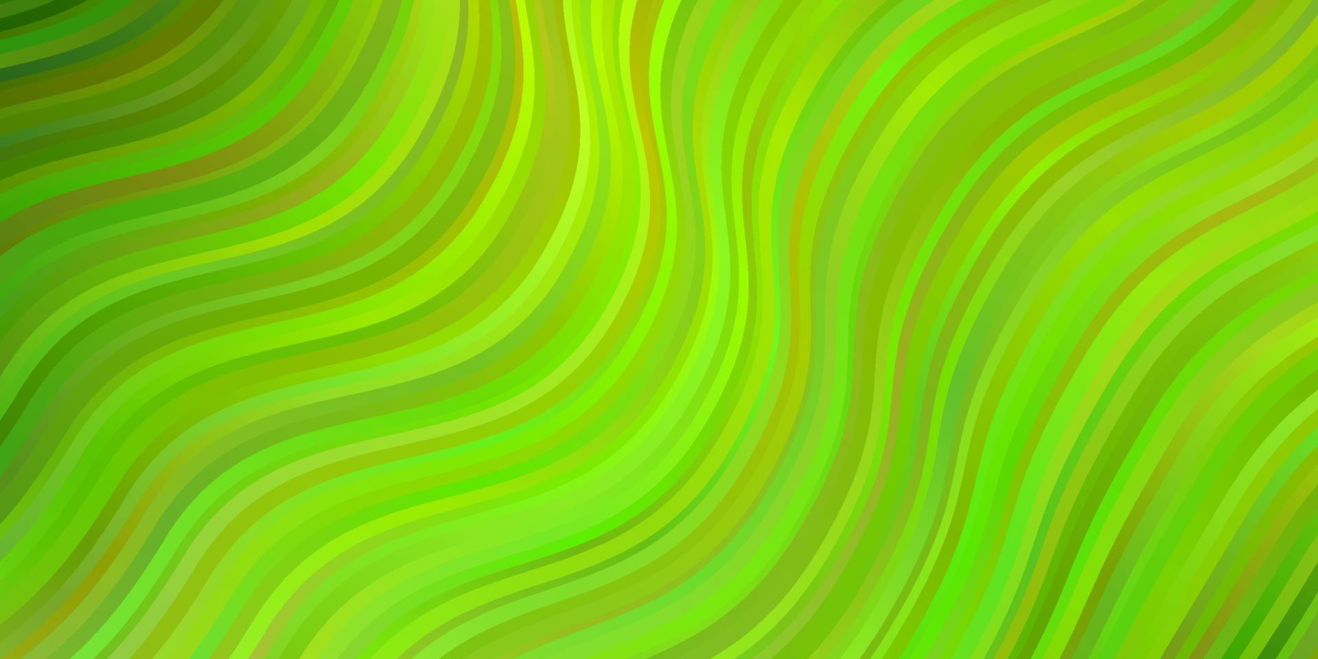 Light Green, Yellow vector texture with circular arc.