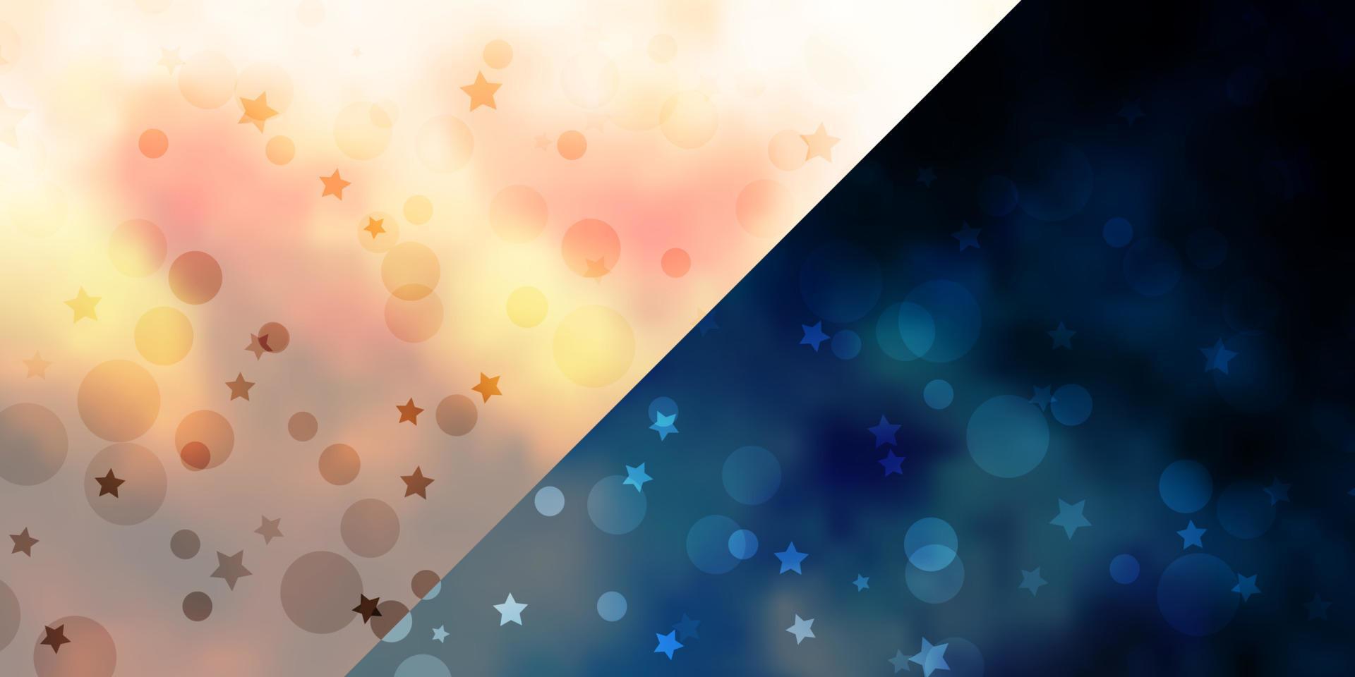 textura vectorial con círculos, estrellas. vector