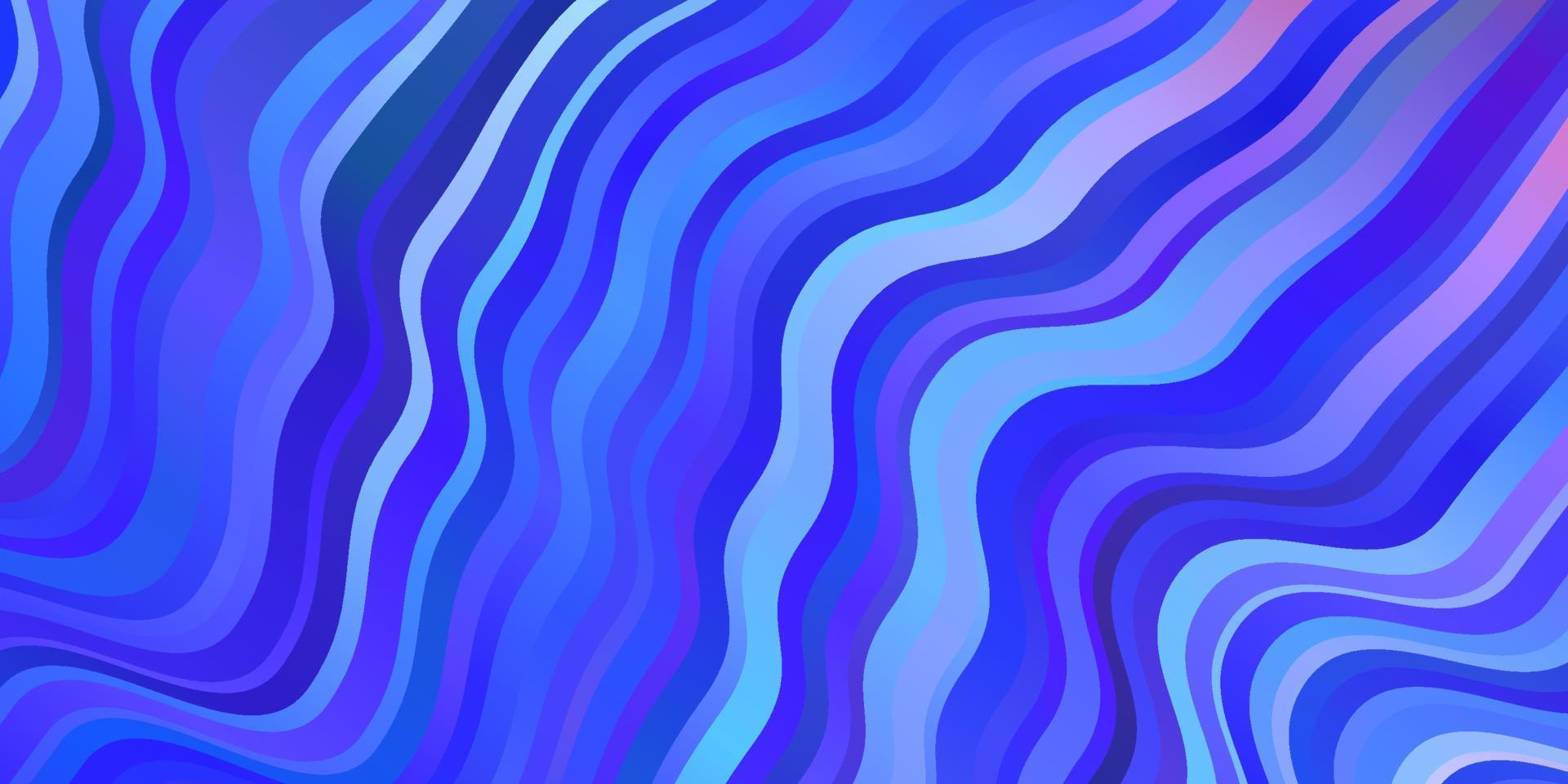 Light Blue, Red vector backdrop with curves.