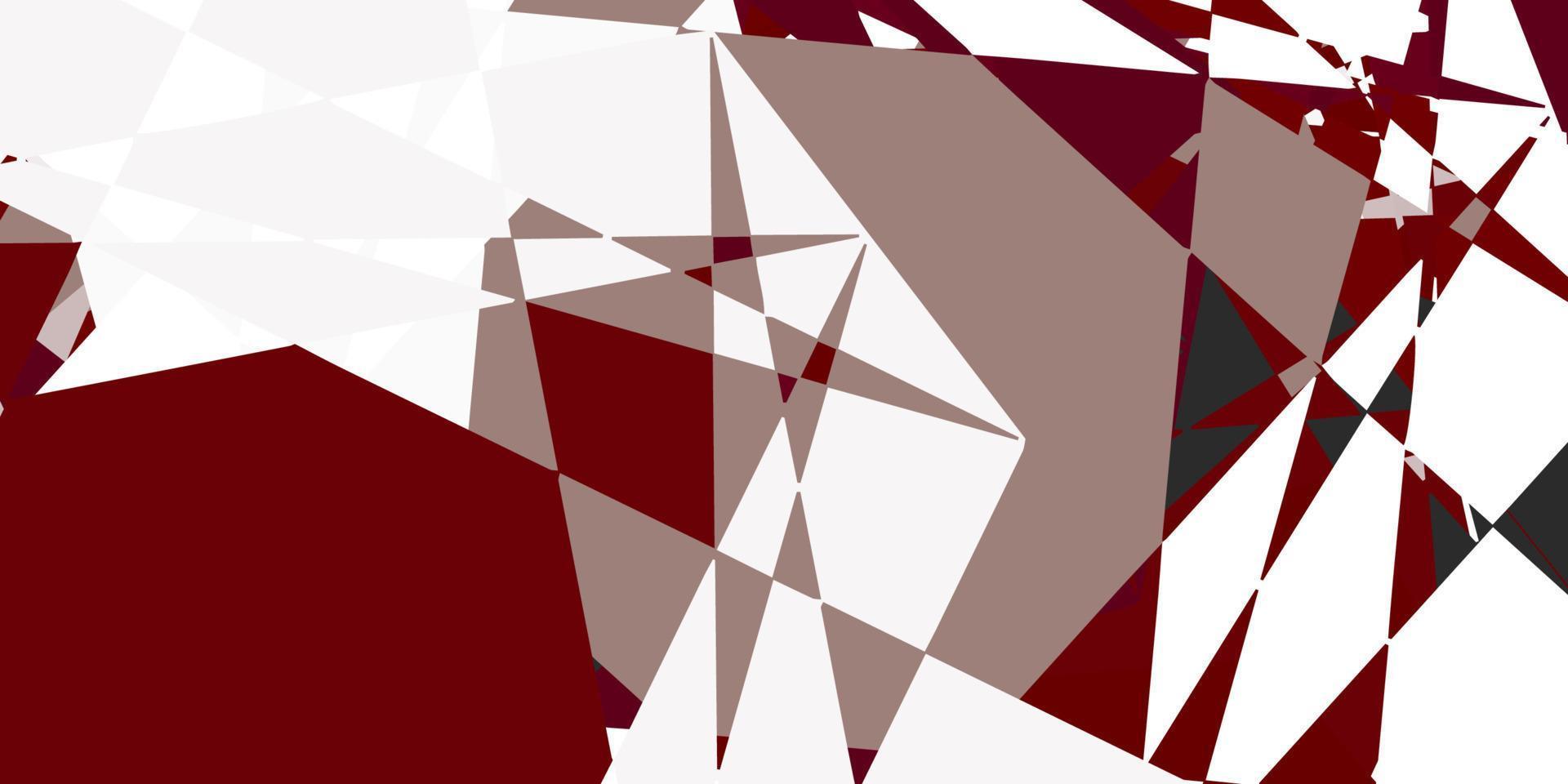 Light red vector pattern with polygonal shapes.