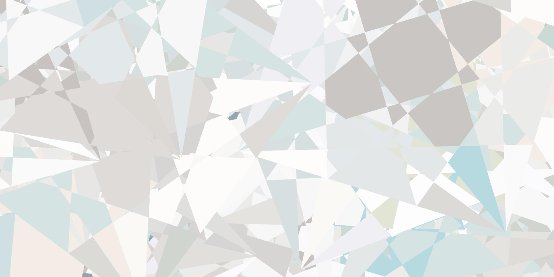 Light Gray vector background with polygonal forms.