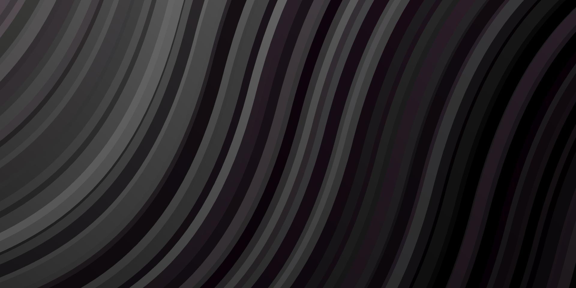 Dark Gray vector background with bows.