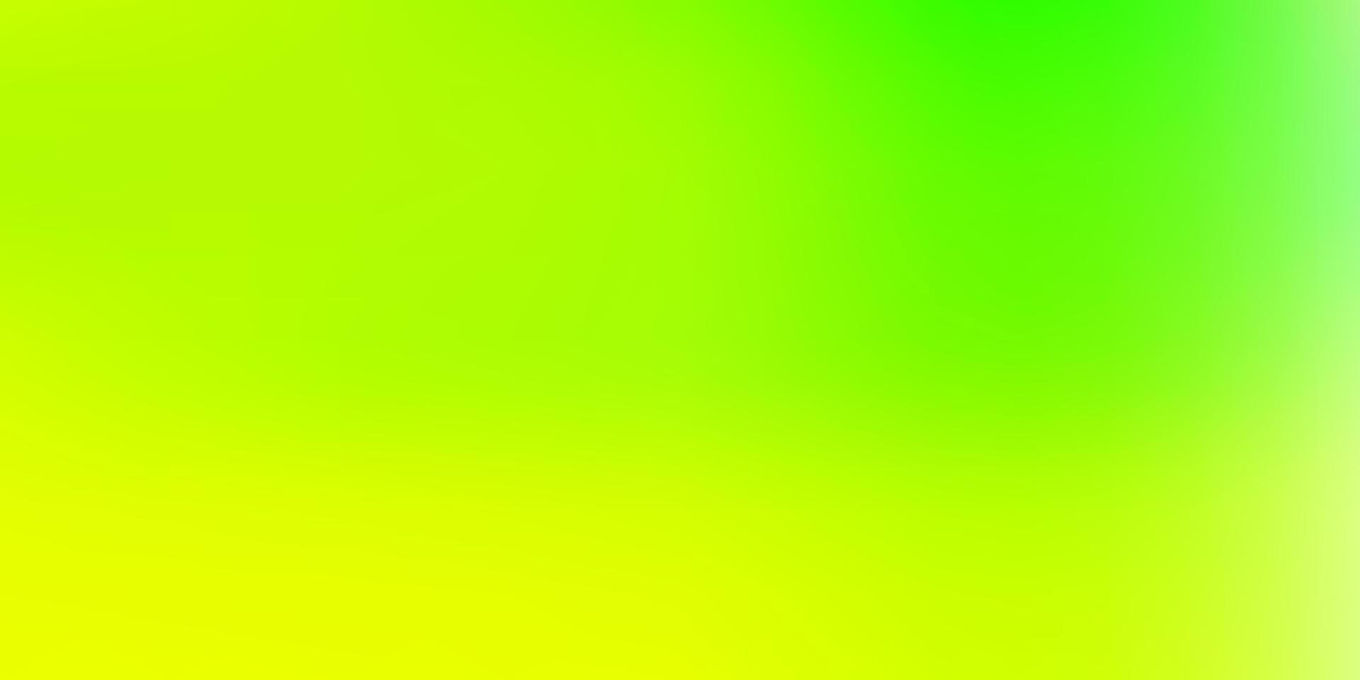 Light green, yellow vector gradient blur pattern.