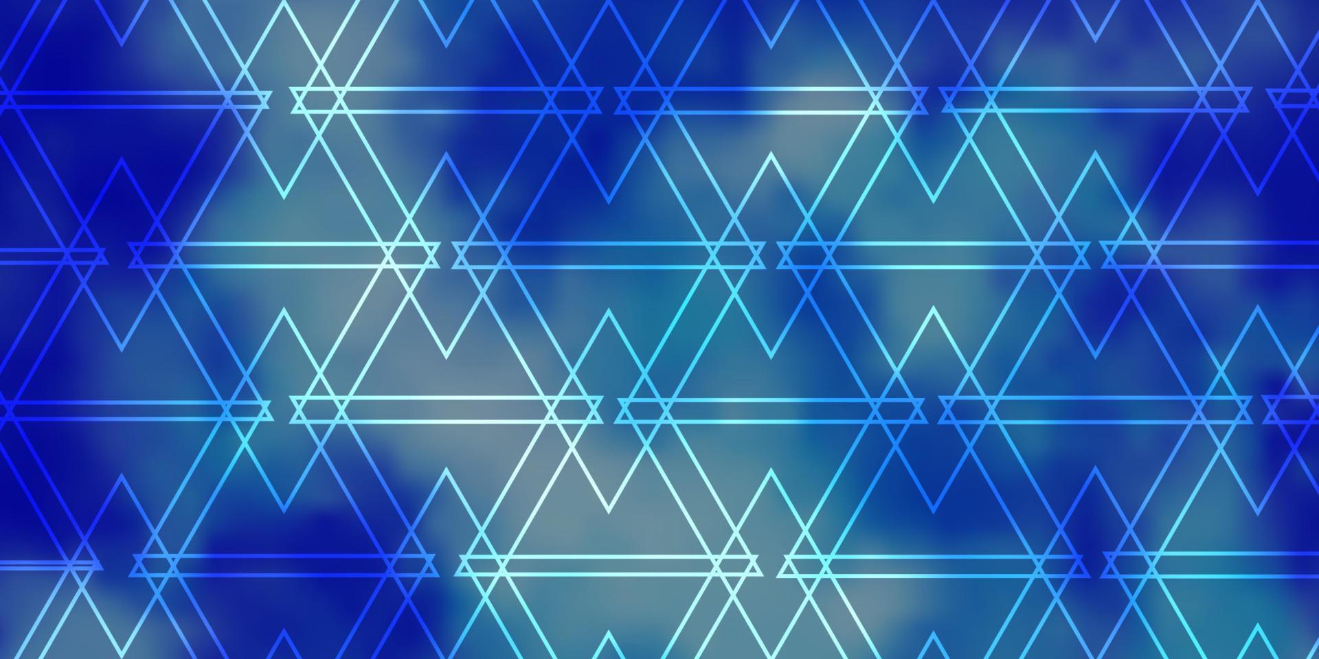 Light BLUE vector pattern with polygonal style.