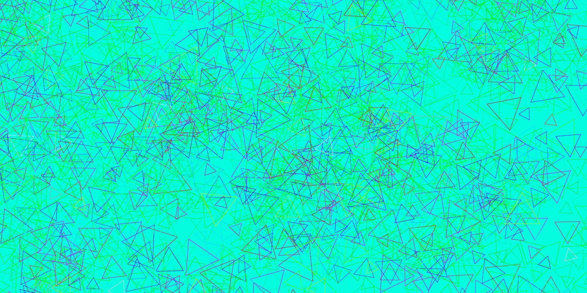 Light Pink, Green vector pattern with polygonal shapes.
